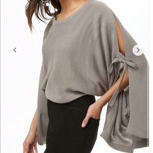 Grey Vented Sweater